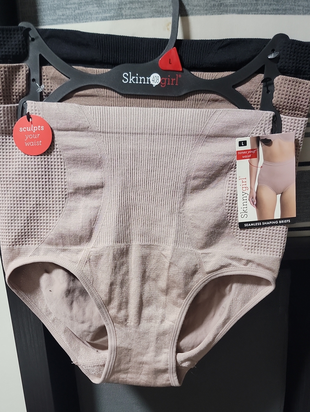 Skinnygirl High-Waist Seamless Shaping Briefs - 3 Pack Size Large